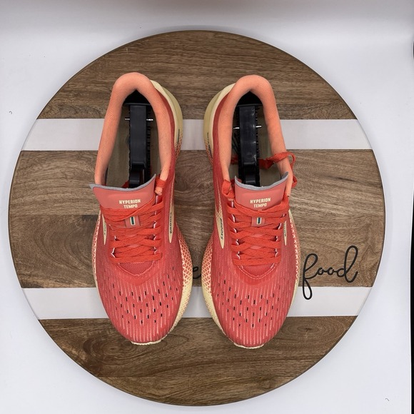 Brooks Hyperion Tempo Women's Size 8 B Shoes Coral Flan Running Gym - Picture 6 of 8